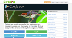 Desktop Screenshot of birderz.com